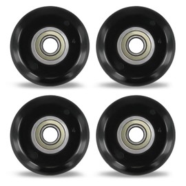 Rollers Kit Fit for Rowing Machine Seats Cushion Wheel,For Gym Wheels/Rollers 2000, 3000, Some 3000 XL and Few Very Early XL Gym Replacement Wheel(4pcs)