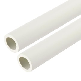 QUARKZMAN Pipe Insulation Foam Pipe Insulation 25 mm (1 Inch) ID 35 mm (1 3/8 Inch) OD 24 Inch Heat Protection for Frost Protection, Handle, White Pack of 2