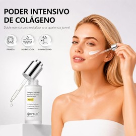 Serum Colageno Profundo, Ampolla Intensiva con Colágeno de Alta Concentración, Hidrata e Ilumina la Piel, Cuidado Antiedad, Serum Hidratante Facial Coreano para Todo Tipo de Piel (30ml)