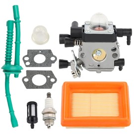 Venseri MM55 Carburetor for Sthil MM 55 MM55C Tiller Trimmer Parts Zama C1Q-S202A C1Q-S202 Carb Replaces 4601-120-0600 W Air Filter Tune Up Kit
