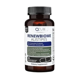 Renewbiome Alistipes - Probiotic with 10 Strains of Alistipes and Anaerostipes - 5 Billion CFU in 1 Gastric Juice-Resistant Capsule - 30 Capsules
