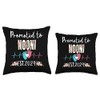 Promoted To NOONI Est.2024 Pregnancy Announcement Matching Throw Pillow, 16x16,