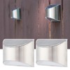 Stainless Steel Solar Fence Security Lights LightControl Step Wall Lamp