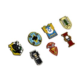 Starforged Compatible with Warhammer 40k Heraldries of the Chapters theme colored shield Pin1 PC, Metal