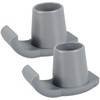 Abizarch 2Pcs Walker Ski Glides Rubber Glide Walker Ski Caps