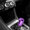 EZAUTO WRAP Universal Purple Diamond Shifter Chrome Aluminum Automatic Shift