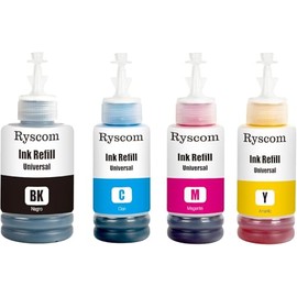 Tinta Compatible con EPSON 644 para L120 L310 L380 L395 L495 L575 L606 L655 L656 L1300 L1455 Dye Ink 100ML 664