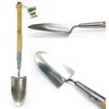 Greenman Mid Handle Stainless Steel Trowel Ash Handled