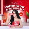 Cherry White Glow Soap, Cherry Scented, 5-Pack Bundle, Red