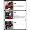 Oasser Motorcycle Lock, Handlebar and Helmet Lock Combo, Anti Theft