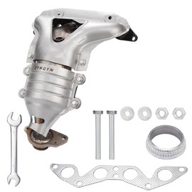 QYNQYN Exhaust Manifold Catalytic Converter Kit Fit For L4 1.7L Direct-Fit Compatible with Honda Civic & Acura EL 2001-2005 Replace 18160-PLM-A00 18160-PLM-A50 (EPA Compliant)