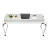 ILWorkTLs Adjustable Height and Length Over Bed Desk,Mobile Over Bed