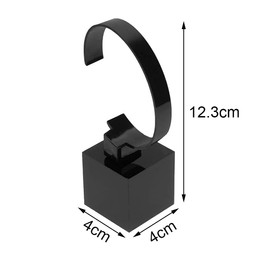 NA Watch Display Stand Acrylic Watch Stand Organizer Holder Removable Jewelry Showcase Stand for Watch, Bracelet Black
