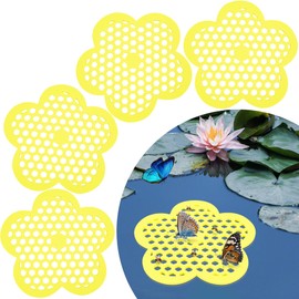 4 Pack Floating Bee Island- 7.7 Inch EVA Foam Floating Bee Watering Station for Garden- Bees Feeder Butterfly Waterer Bee Baths Pollinator, Outdoor Garden Decor