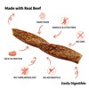 LuvChew Beef Dog Chew Twist Sticks, Puffed Human Grade Beef