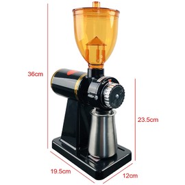 YIYIBYUS Electric Coffee Bean Grinder,Electric Coffee Grinder Professional Bean Home Grind Cafe Spice Mill Blender180W (Black)