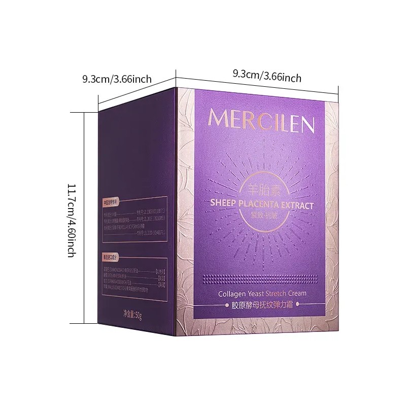 Mercilen Sheep Placenta Collagen Anti-wrinkle Cream 50g/box