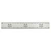 'Cat Face Doodle' 30cm (12 Inch) White Plastic Ruler (RL00089564)
