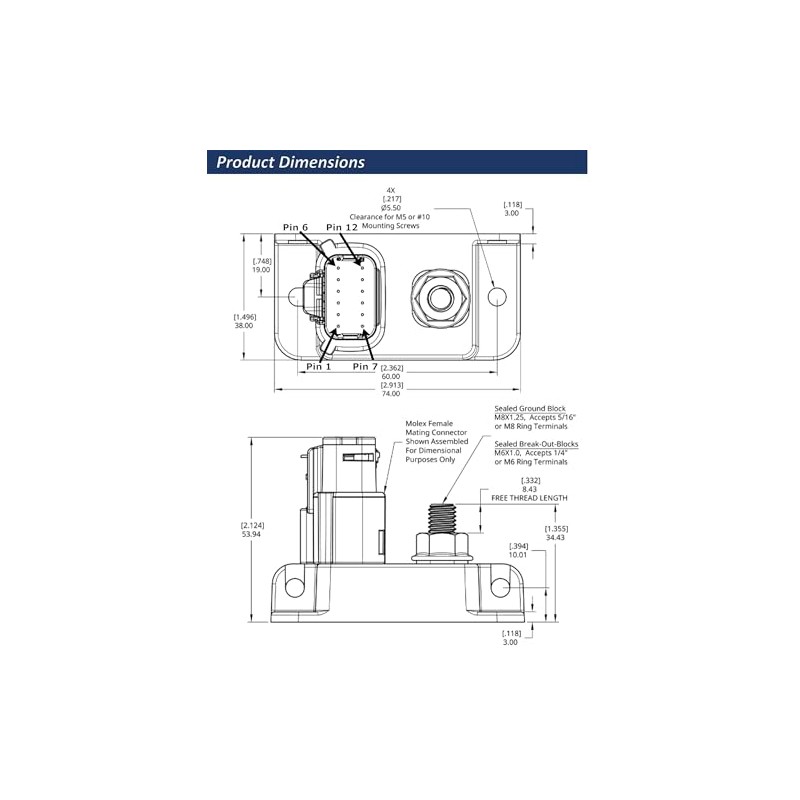 EGIS 12 Pos Sealed Bus Bar (2012B)