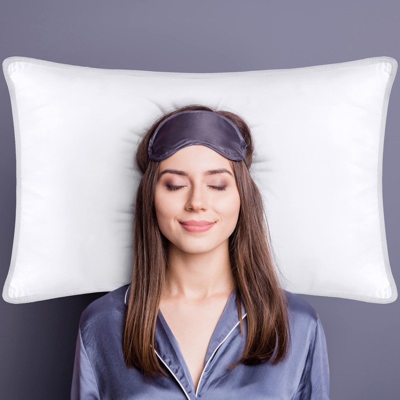 Utopia Bedding Bed Pillows for Sleeping (White), Queen Size, Set