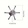 Steel Wire Wheel Grass Trimmer Head, Lightweight Lawn Mower Attachment,