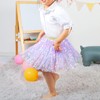 KEREDA Toddler Girls Layered Tutu Skirt Sparkling Sequin Tulle Dance