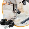 Carbon Steel Threaded Knurled Thumbscrew Round Clamping Screw on Knobs