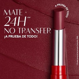 ésika - Labial Colorfix 24h Color Vino Seductor 2g, 24 Horas de Color y Suavidad, Labiales Mate 100, Textura Cremosa, con Pigmentos Impermeables,...  