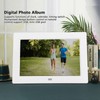 Digital Photo Frame 8in 1280x800 Support MP3 MP4 HD Video