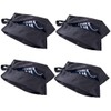 MISSLO Portable Nylon Travel Shoe Bags with Zipper Closure (Pack