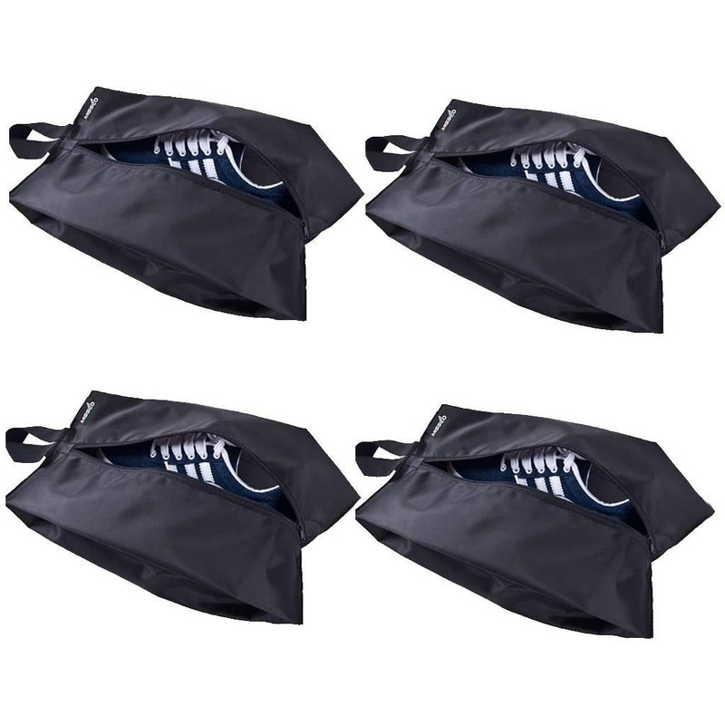 MISSLO Portable Nylon Travel Shoe Bags with Zipper Closure (Pack