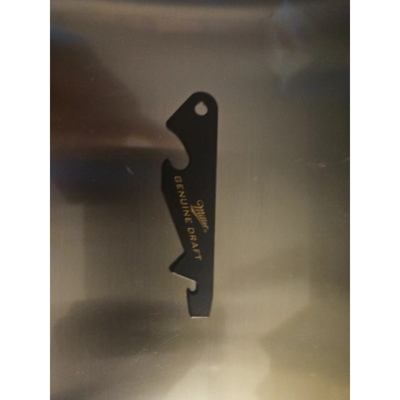 Miller Genuine Draft Beer Punch Top Can & Bottle Opener