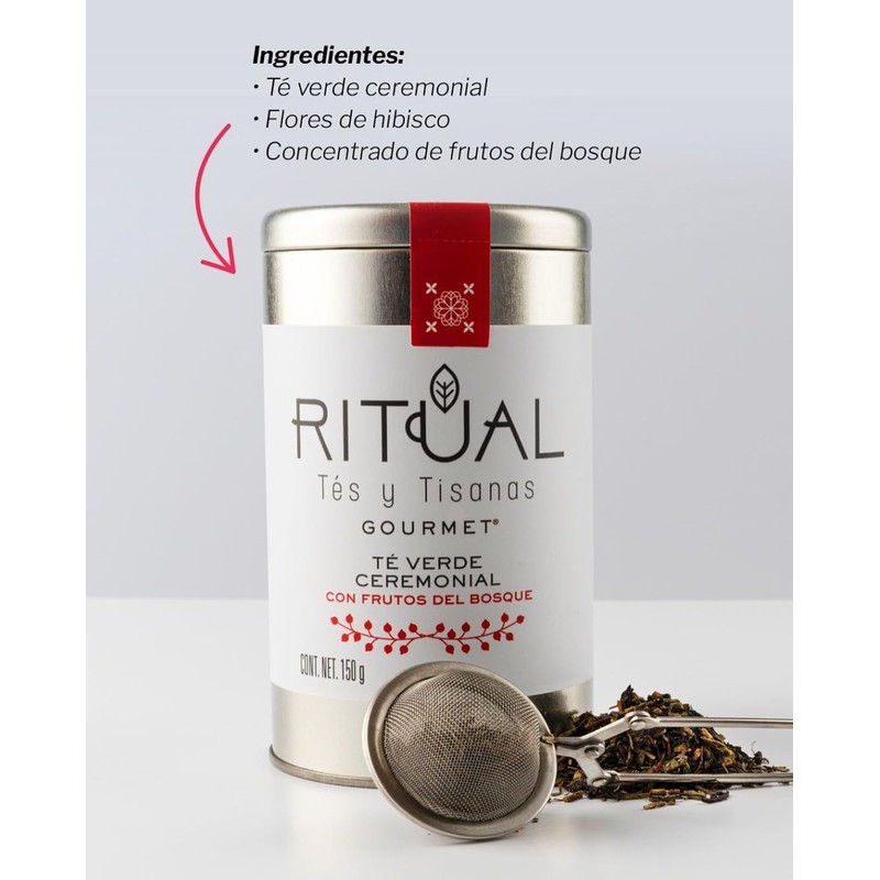 Té verde con frutos del bosque – Ritual Gourmet 150