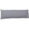 Bolster Pillowcases 100% Polycotton Blend product 6 Feet (72"), Grey
