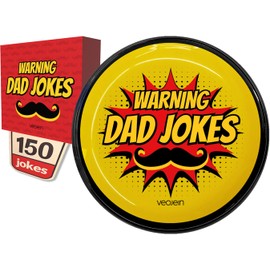 VEOJEIN 150 Dad Jokes in A Button | Gifts for Dad and Fathers - Dad Gifts from Daughter, Dad Birthday Gift, White Elephant Gifts, Gifts for Men