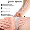 Exfoliante, exfoliante corporal, humectante para cuerpo, rostro, manos y pies,