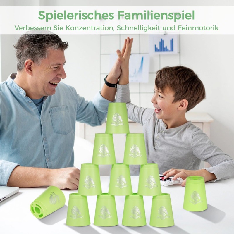 yeesport 48 Pcs Sport Stacking Cups, Speed Training Game for