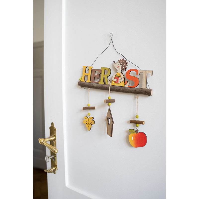 HEITMANN DECO Hanger Autumn Wall and Door Sign, Approx. 28