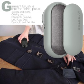 Rechargeable Fabric Shaver, Magictec Lint Remover Sweater Defuzzer Lints Fuzzs Pills Pilling Trimmer for Clothes and Furniture -Battery Operated (PurrLove)