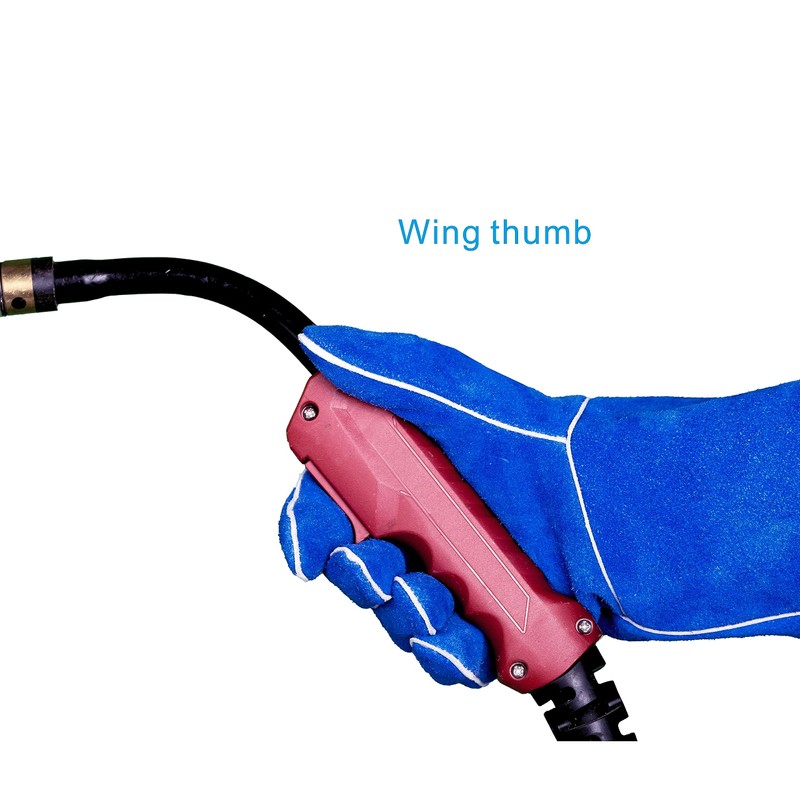 Weldas® long gauntlet (46cm overall length) welding gloves, Fully lined
