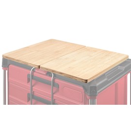 BPOPO 2 Pack Tables Fits for Milwaukee Packout Rolling Tool Box,Packout 2 & 3-Drawer Organizer,Heavy-Duty Work Surface with Mounting Feet, No-Drill Installation for Packout Accessories