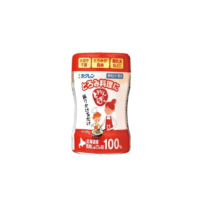 Hokuren Granule Potato Starch, Tororinpappa, 4.9 oz (140 g)