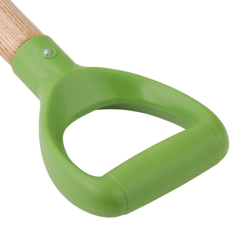 AMES 2672100 Aluminum Scoop with Hardwood Handle and D-Grip, 45-Inch
