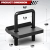 LONGSUN Anti Rattle Hitch Clamp for 1.25" to 2" Receivers