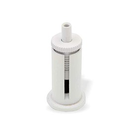 Mounting Set, M10 x 1 Ceiling Mount with Slot and Wire Rope Holder/Gripper | White