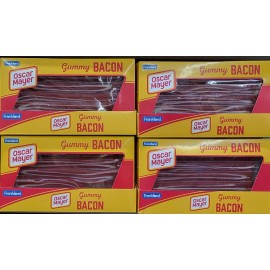 Frankford 4 PACK - Oscar Mayer Gummy Bacon Cand Novelty (RARE, Limited Release) Frankford