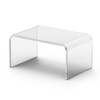 Musanpou Acrylic Step Stool, Clear Foot Stool for Bathroom, Bedroom,