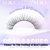 ALICE Natural Lash Clusters Wispy Lash Extensions Short 10-14mm DIY