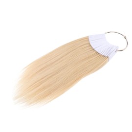 TOVINANNA 30pcs Human Hair Testing Samples Real Hair Soft Glossy for Styling Practice