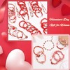 Cooluckday 36Pcs Valentines Bracelet Bulk Valentines Day Gifts for Women